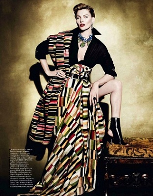 Vogue Paris и Кейт Мосс в стиле культуры Перу Vogue Paris и Кейт Мосс в стиле культуры Перу