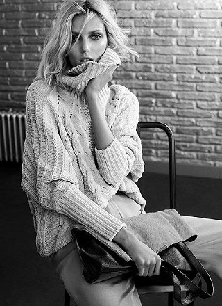 Аня Рубик для нової рекламної кампанії Massimo Dutti